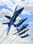 "Blue Angels Heritage" Stu Shepherd S/N Limited Edition Print